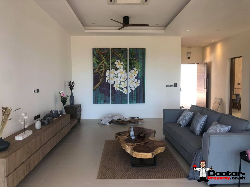 3 Bed Sea View Villa – Near Fisherman’s Village, Koh Samui – For Sale